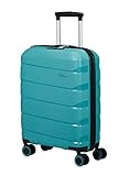 American Tourister Air Move 4 Wheels Cabin Suitcase 55 cm, Sky Blue, Standard Size, Hand Luggage