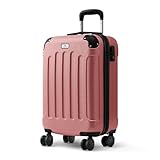LUGG 20 Inch Skywander Lightweight Travel Cabin Bag - Carry On Approved Suitcase, ABS Shell Protection, Water Resistant & Safe Locking System - Easyjet Overhead Compliant (55x21x35cm)