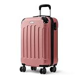 LUGG 20 Inch Skywander Lightweight Travel Cabin Bag - Carry On Approved Suitcase, ABS Shell Protection, Water Resistant & Safe Locking System - Easyjet Overhead Compliant (55x20x35cm)