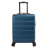 Cabin Max 55x40x20 cm Cabin Suitcase, Built in Lock, Lightweight, Hard Shell, 4 Wheels, 3 Digit Combination Lock (Endless Sea, 55 x 40 x 20 cm 40l)