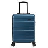 Cabin Max 55x40x20 cm Cabin Suitcase, Built in Lock, Lightweight, Hard Shell, 4 Wheels, 3 Digit Combination Lock (Endless Sea, 55 x 40 x 20 cm 40l)