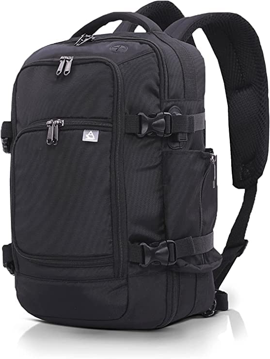 Aerolite Ryanair 40x20x25 Maximum Size Hand Cabin Luggage Approved Travel Carry On Holdall Lightweight Shoulder Bag Backpack Rucksack Flight Bag with YKK Zippers 5 Year Warranty
