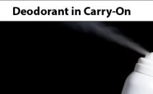 Deodorant in Carry-On Baggage: Allowed?