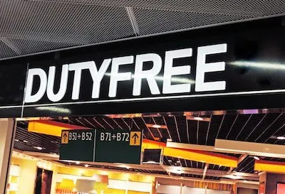 Duty-Free Shop at the Airport