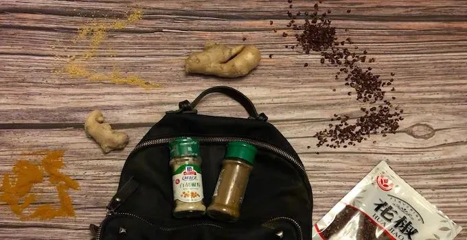 Spices in Hand Luggage