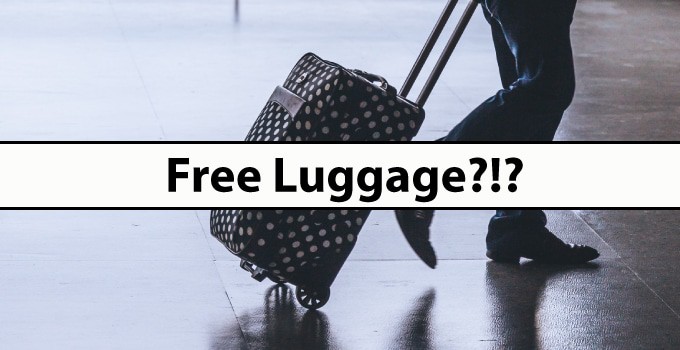 Is Hand Luggage Free Luggage? (part of the free luggage allowance?)