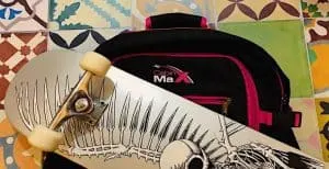 Skateboard in Hand Luggage