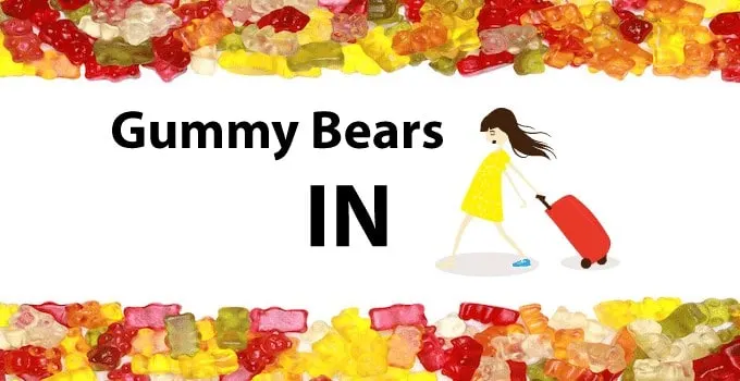 Gummy Bears In Hand Luggage