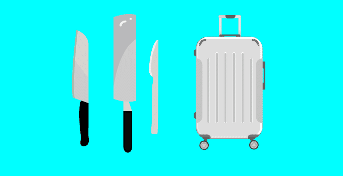 Kitchen Knives in Checked Luggage