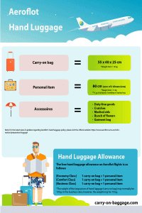 aeroflot hand baggage