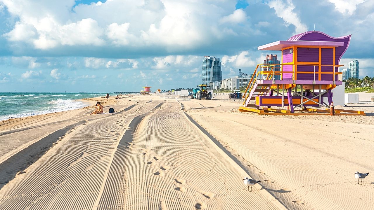 Miami Beach, Florida is the resort city in Florida