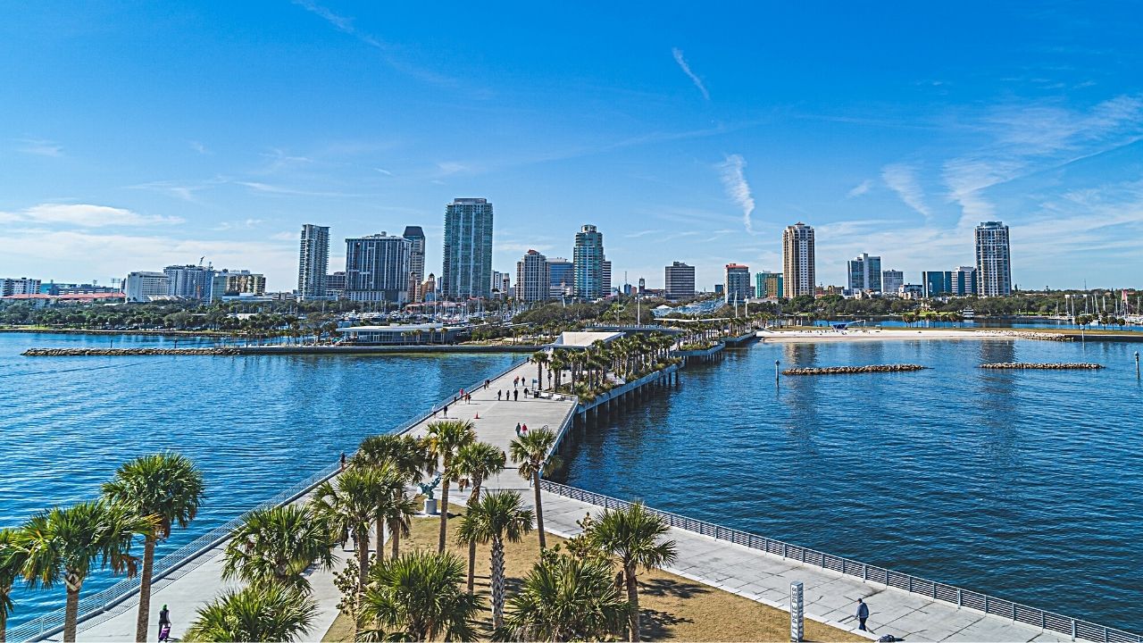 St. Petersburg, Florida, going by various names,  is one of the most populous places to live in Florida