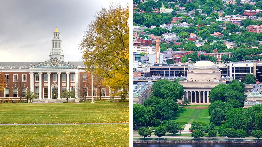 Boston is home to 2 world-famous universities, the MIT and Harvard University.