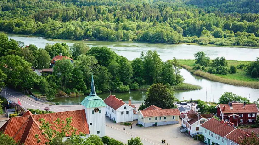 Gothenburg is located at Göta älv river's outlet on Sweden's west coast.