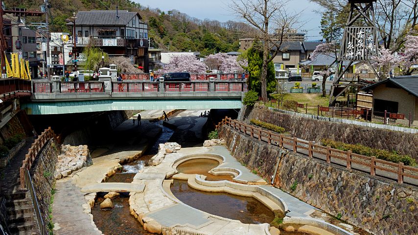 Kobe is also known for its famous hot spring resort, the Arima Onsen.