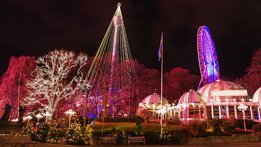 Liseberg, an amusement park built in the 1920s, is still Gothenburg's main attractions.