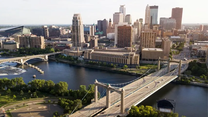 Minneapolis is a city with an abundance of lakes.