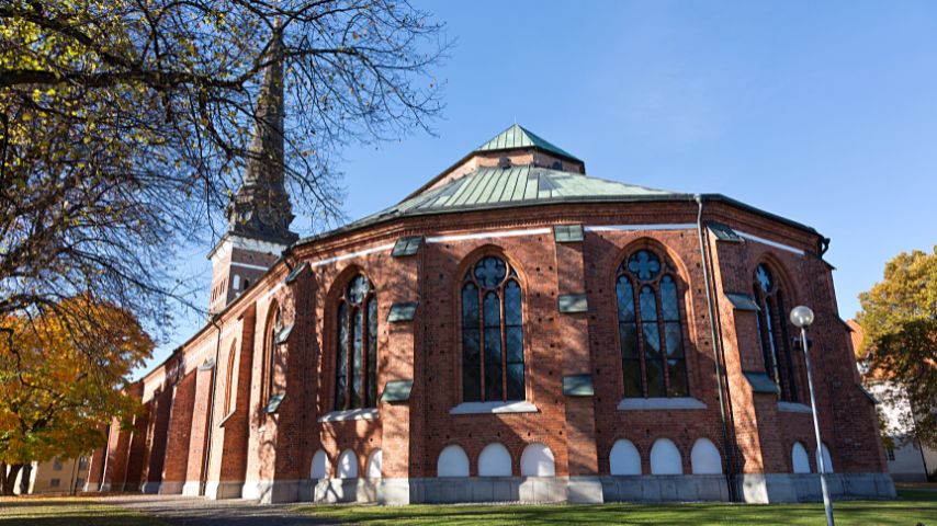 One of the Scandinavian landmarks in the city of Vasteras is the Vasteras Cathedral.