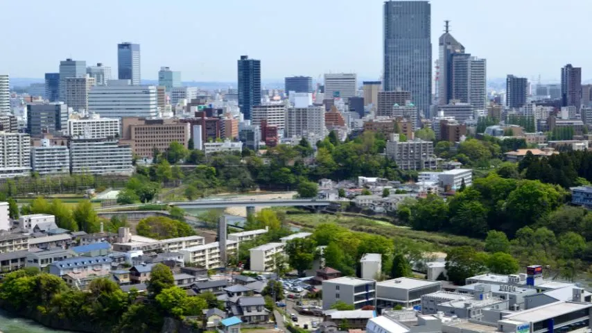 Sendai is a Japanese city that is dubbed the "City of Trees".