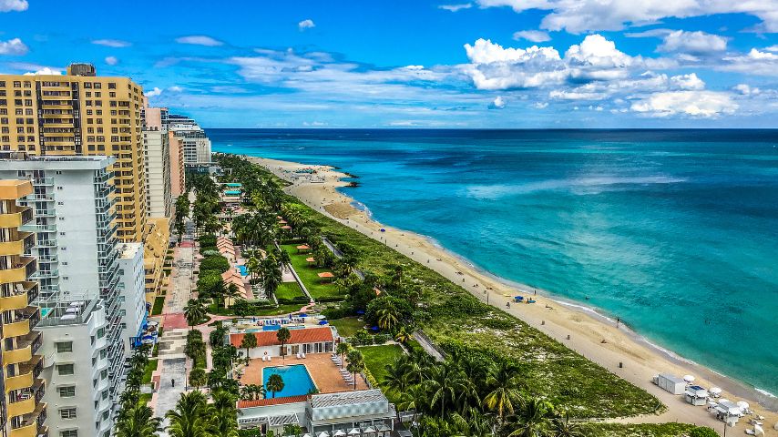 South Beach is famous for glitzy nightlife, luxury hotels and restaurants.