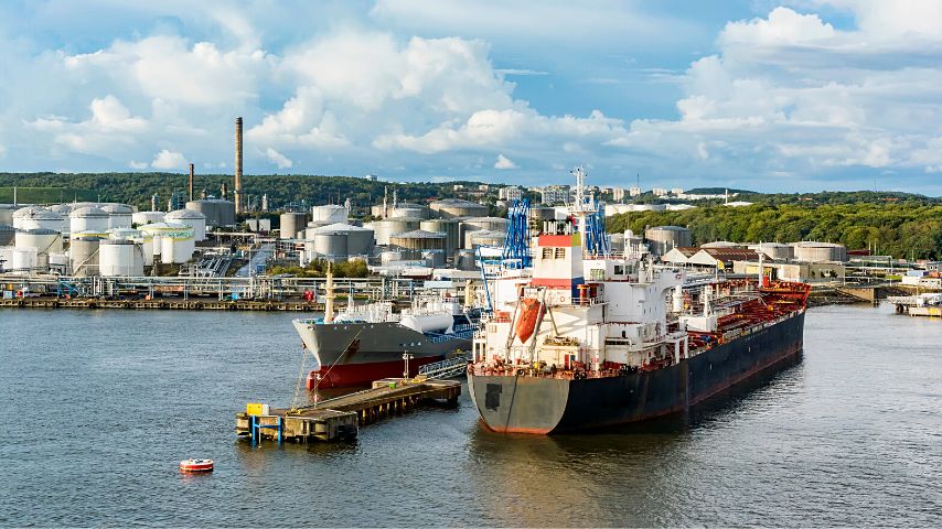 The Port of Gothenburg is the largest and most important seaport in the Nordic region due to its strategic location.