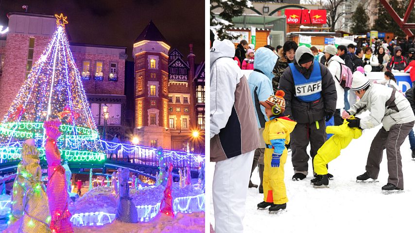 The Sapporo Snow Festival is a great festival to attend to if you're a fan of ice sculptures and other ice-related activities.