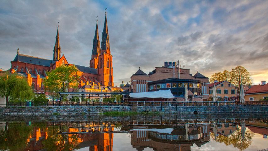 Uppsala Cathedral is the seat of the Church of Sweden's leader, the Archbishop of Uppsala.