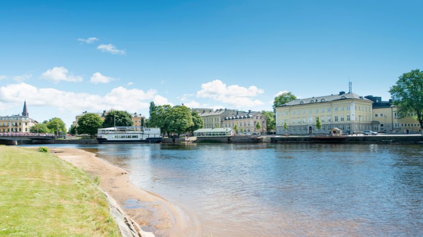 Karlstad is known as one of Sweden's sunniest towns.