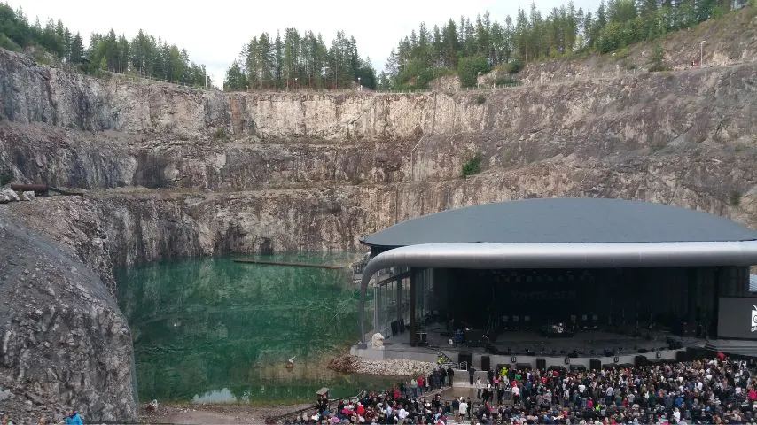Dalhalla is an open-air theater housed in a former limestone quarry that is now used as a unique venue for concerts and performances.
