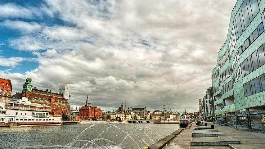 Malmö is a coastal city founded in the 1200s under Denmark but later on became part of Sweden in 1658.
