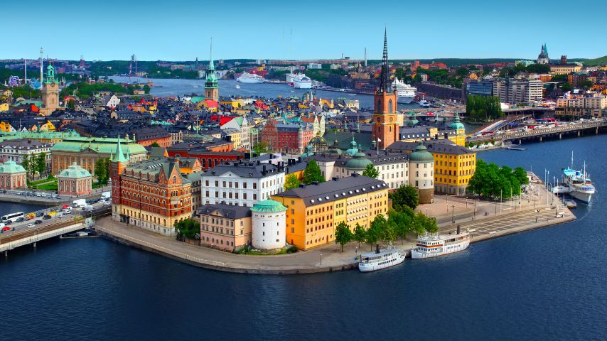 Stockholm is Sweden's financial, cultural, and economic center, and is the best city in Sweden for work.