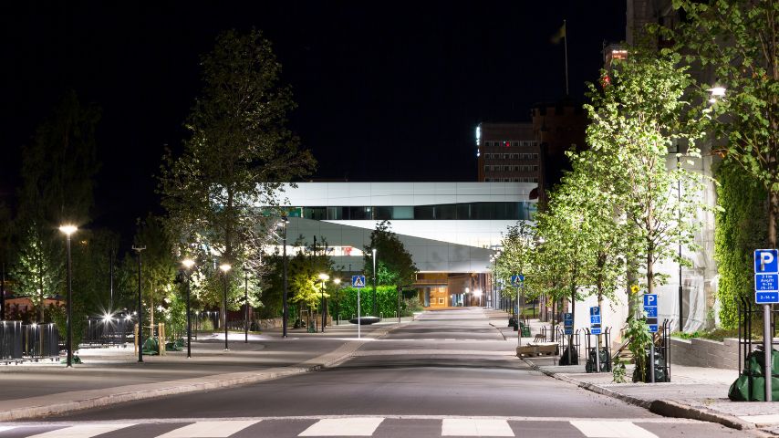 Umea is known as the "City of Birches" because of the birch trees lining its wide avenues.