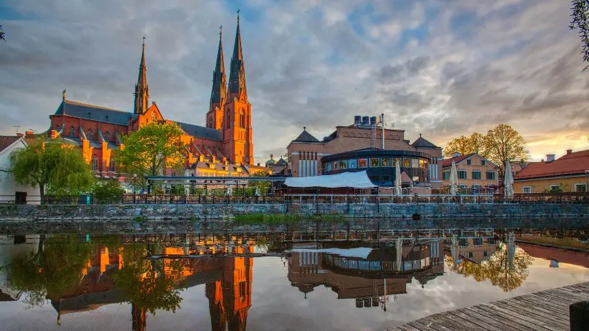 Uppsala is known for its university, its cathedral and its history.