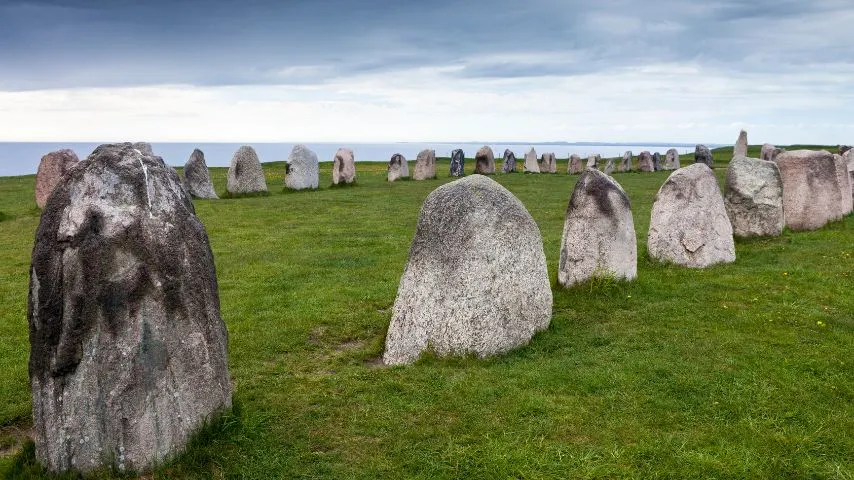 Ale's Stones is a ship-shaped monument from 5,500 years ago.