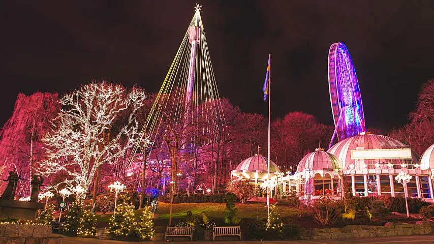 Liseberg, an amusement park that opened in Gothenburg in the 1920s, is a haven for thrill seekers