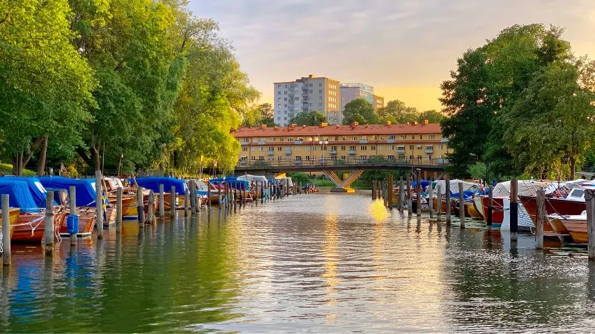 Stockholm, due to its canals and bridges, is often called Venice of The North.