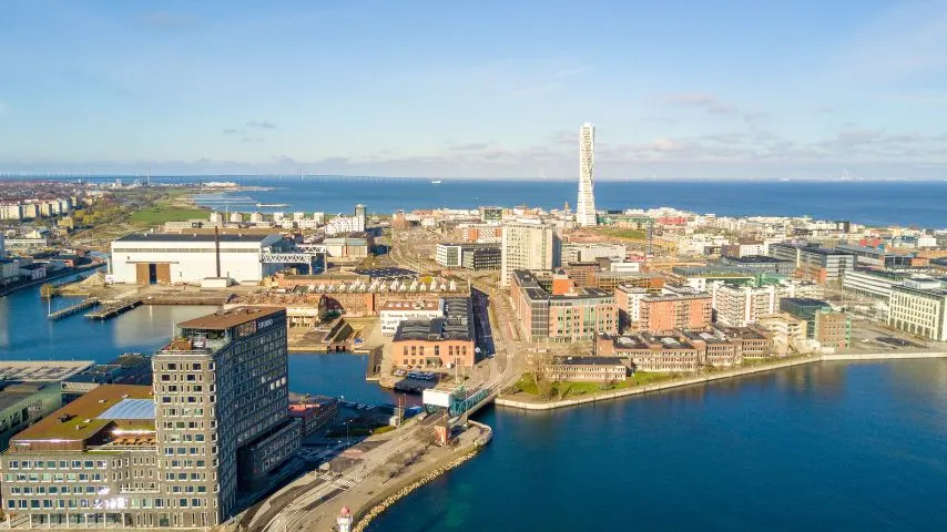 The Turning Torso is one of the tallest buildings in Scandinavia and the first twisting skyscraper in the world.