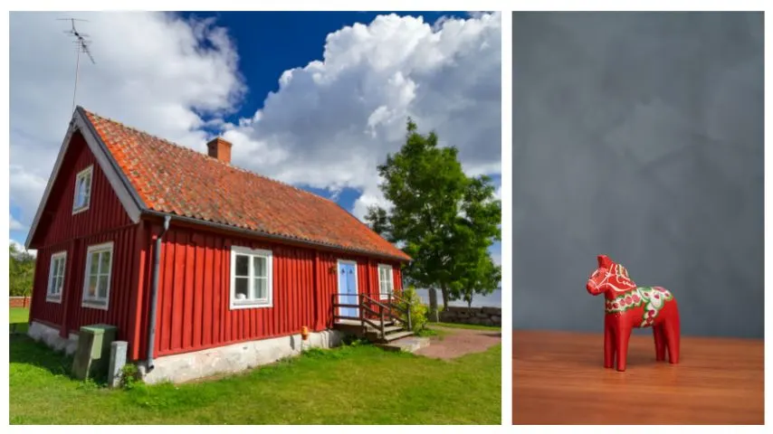 Two of Sweden's most iconic symbols - the red hue of its cottages and the Dala Horse, hails from Dalarna.