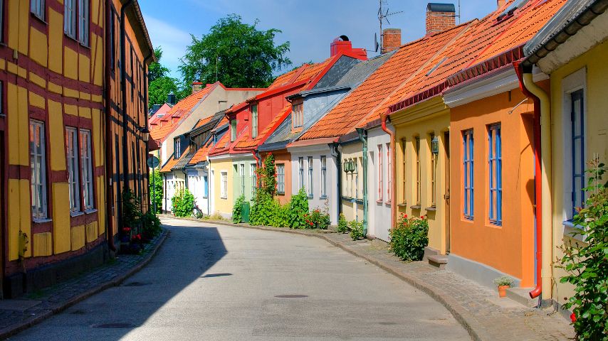 Ystad is known for its collection of half-timbered houses, evidence of its Danish influence.